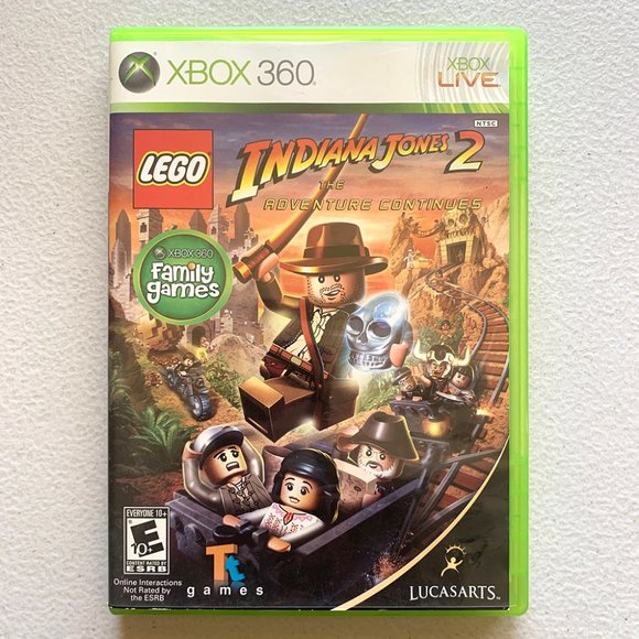XBOX360 LEGO INDIANA JONES 2 VIDEO GAME - Picture 1 of 5